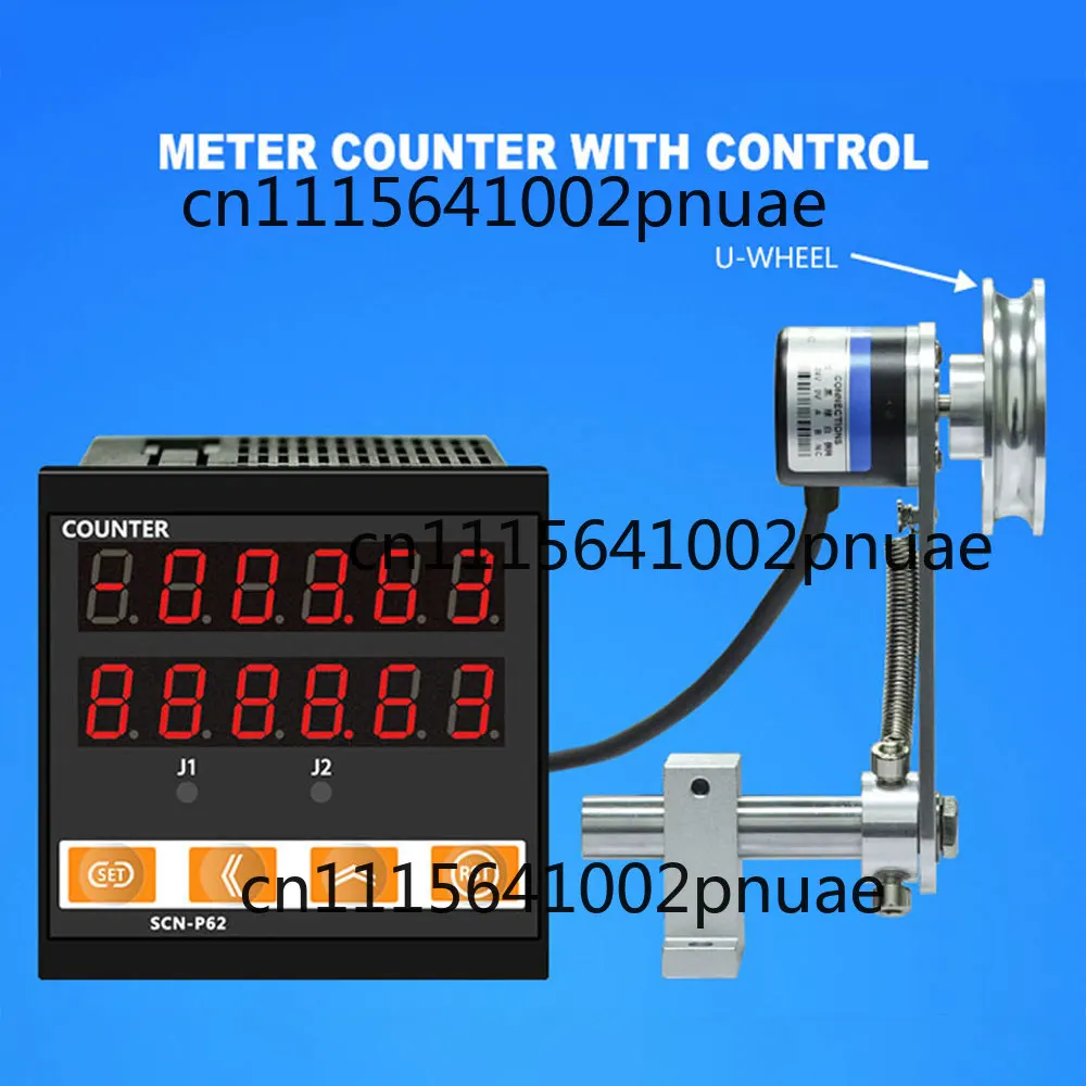 Intelligent Length Meter Counter Roller Type Electronic Digital Display Forward And Reverse Addition and Subtraction Meters