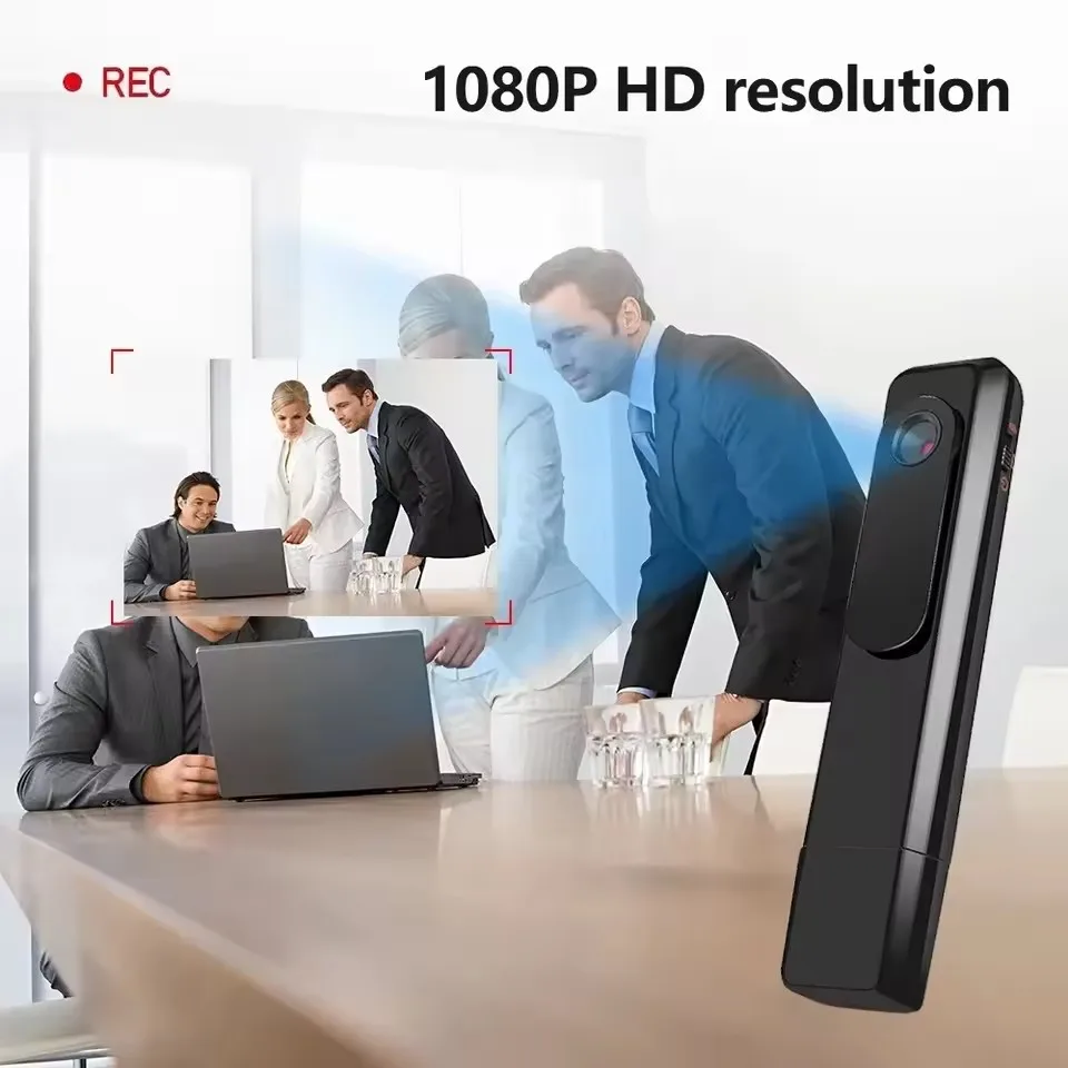 كامل HD 1080P كاميرا يمكن حملها بالجسم يمكن ارتداؤها الجسم القلم كام الرقمية الصغيرة الرياضة DV كاميرا فيديو صغيرة المحمولة جيب كام USB Pulg