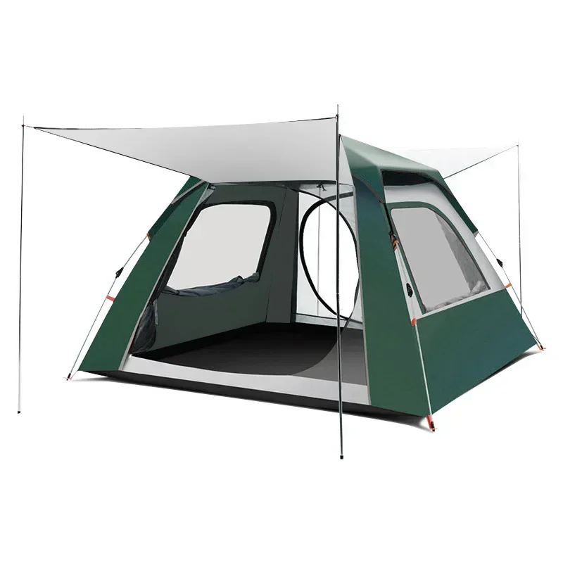 Portable Outdoor Tent Camping Thickened Rainproof Automatic Folding Outdoor Camping Beach Tent Factory Wholesale