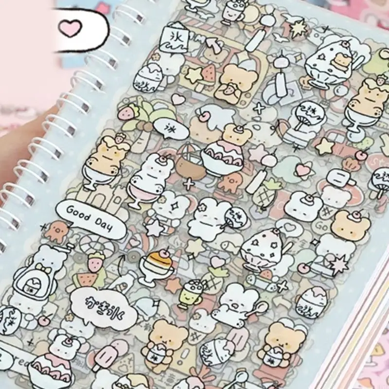 Lovely Kpop Sticker Self-Adhesive Sticker Book Decorative Sticker for Craft