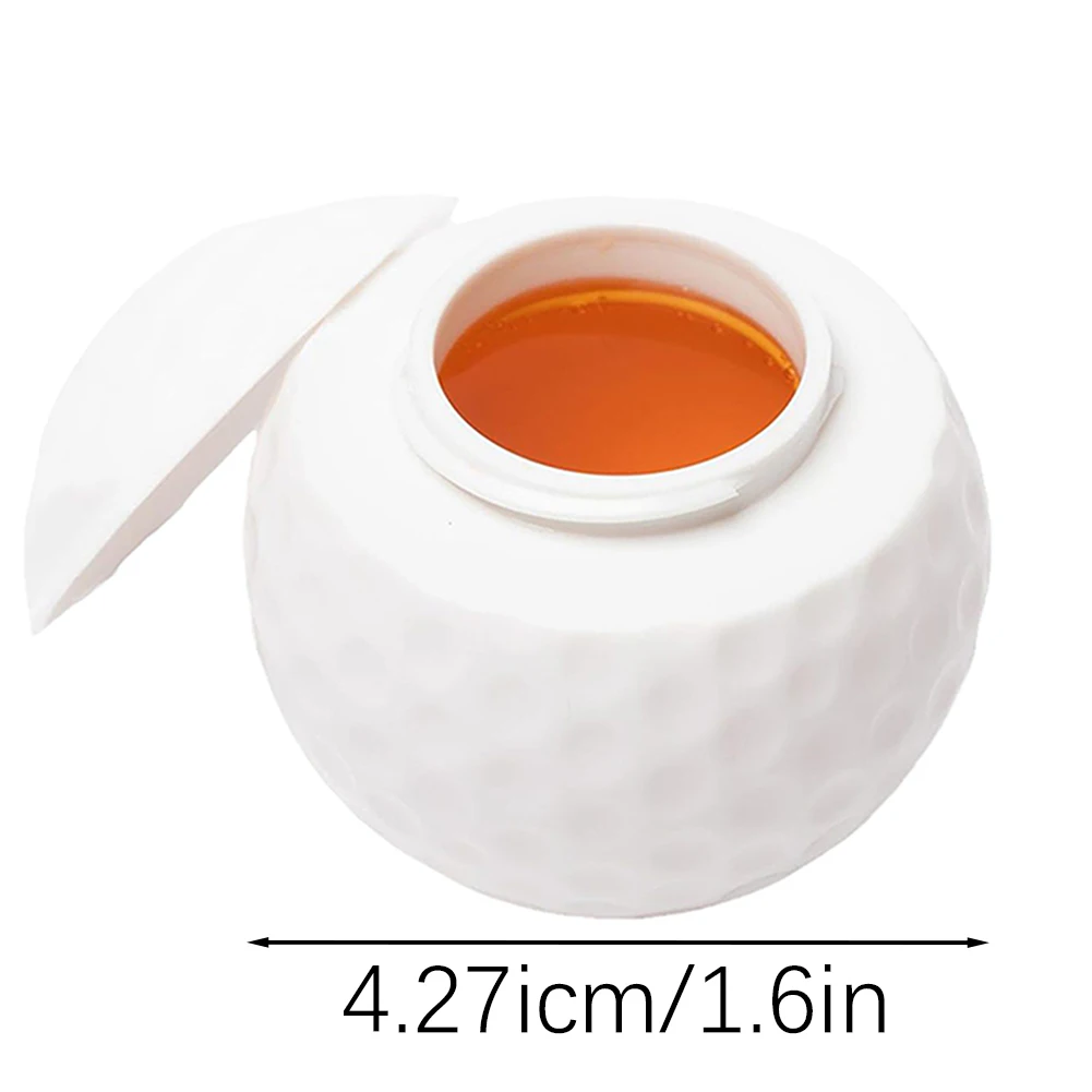 Vaso de chupito en forma de pelota de Golf, vaso de vino reutilizable lavable, vaso de chupito de plástico con tapa, gran Idea de regalo, 1/3 Uds.