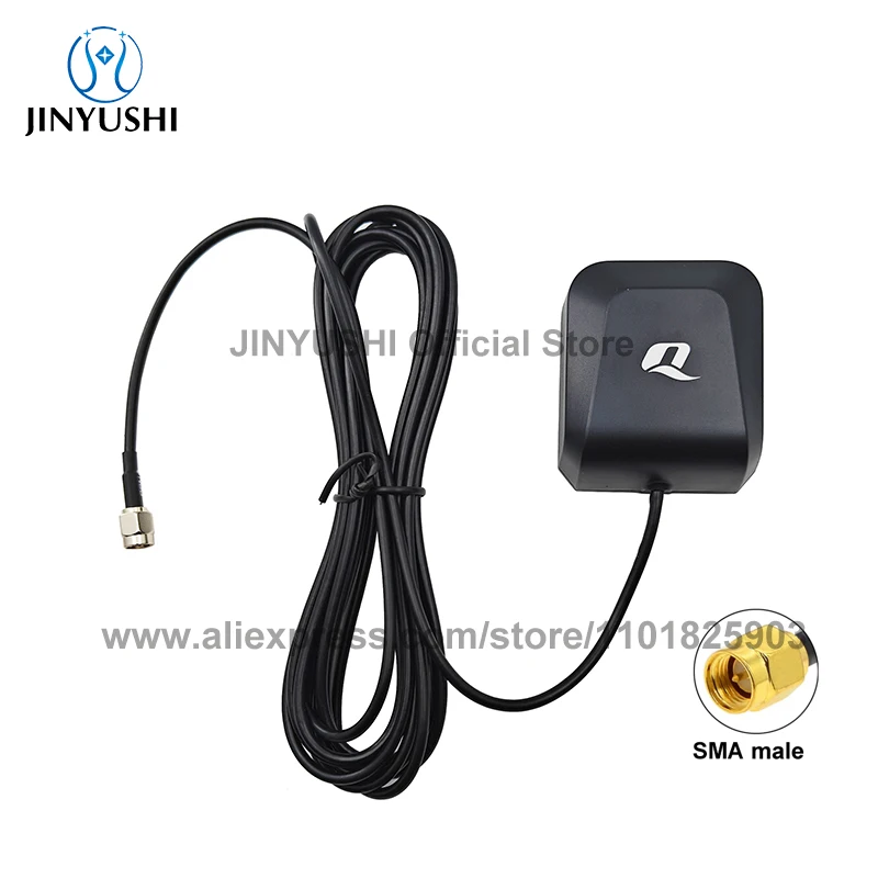 

Quectel YEGB001Q1A GPS Antenna L1 L5 Dual Band Active SMA Cable High Gain Position Aerial For RTK Module LC29H DA LC29HEA