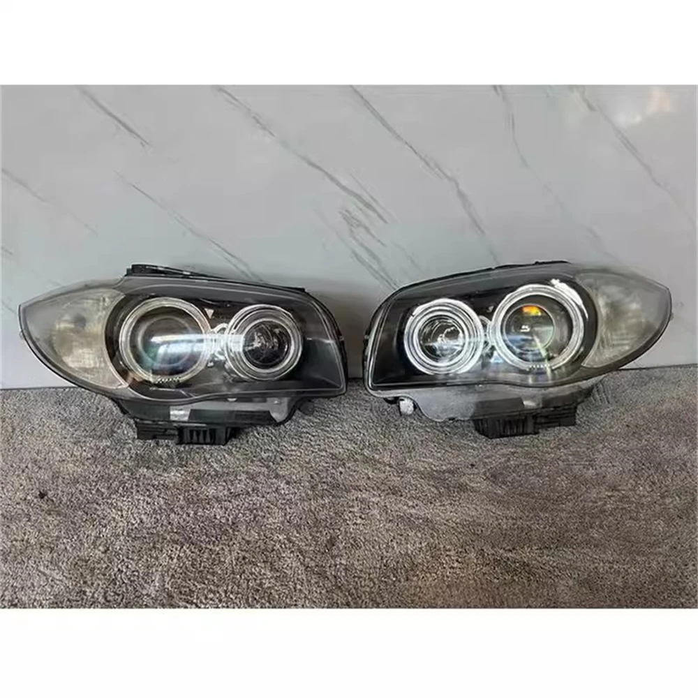 Car front lamp cover headlight half assembly For BMW 1 series E87 e88 116 118i 120 135i turn signal DRL daytime runnning light