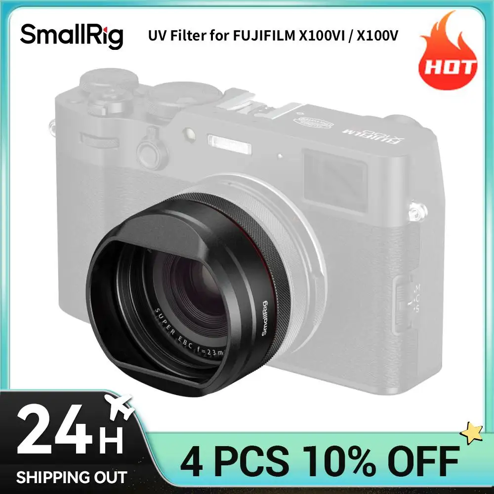 

УФ-фильтр SmallRig для FUJIFILM X100VI / X100V с комплектом блендера, подходит для оригинальной крышки объектива FUJIFILM, портативный набор фильтров 5850