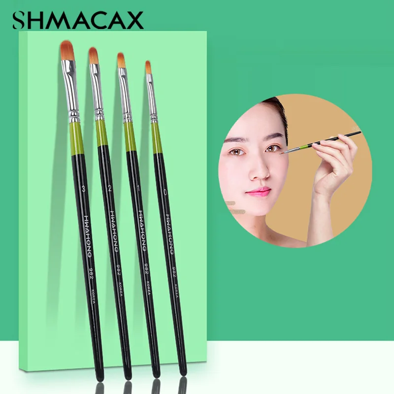 Oblate The Line Brush Ultra-thin Lip Line Eyebrow Concealer Brushes Detail Concealer Makeup Tool Lip Brow Contour The Line Brush