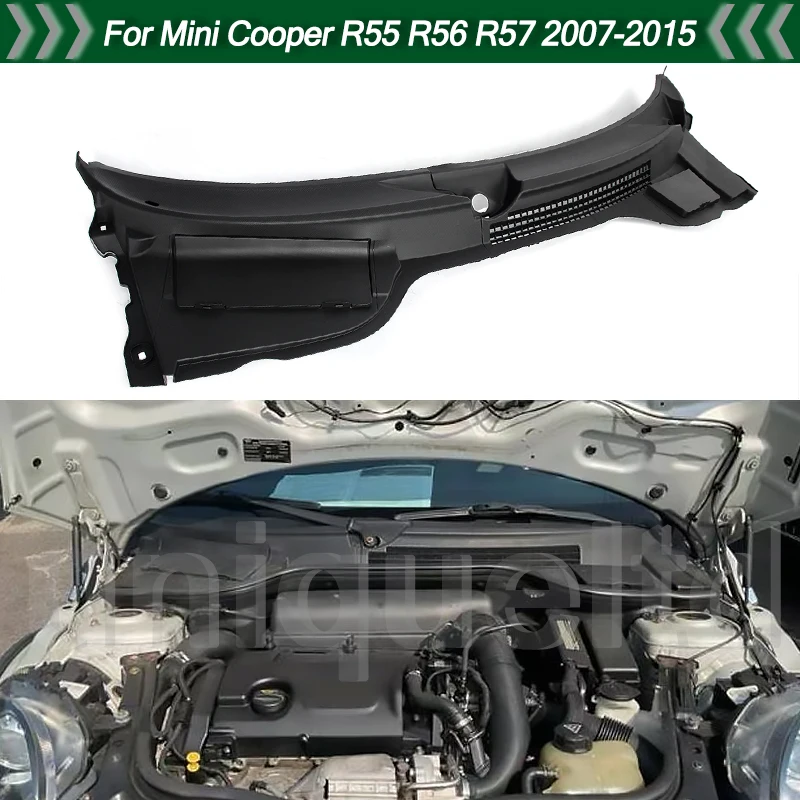 Magickit Water Deflector Wiper Cowl Panel Complete-Cowl For Mini Cooper R55 R56 R57 2007-2015 Scuttle Panel LHD Car Accessories