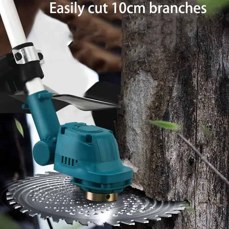 9 Inch Battery Powered Brushless Electric Lawn Mower Multifunctional Garden Mower Household Portable Cordless Lawn Mower
