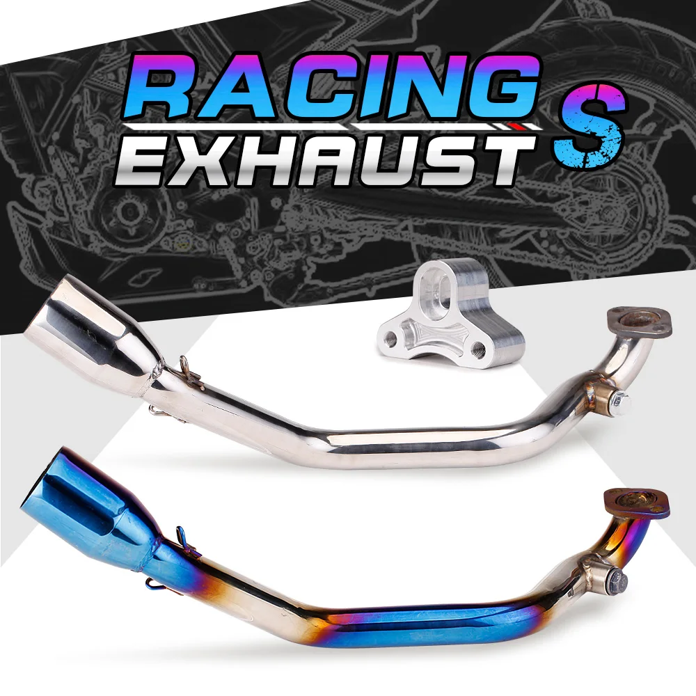 exhaust 125cc 150cc motorcycle exhaust for Scooter sym kymco 125 Racing S 125 scooter  exhaust 152qmi 157qmj engine
