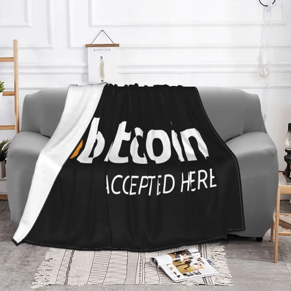 Bitcoin Logo Hats Baseball Cryptocurrency Internet Of Money Blockchain Litecoin Crypto Bitc Throw Blanket