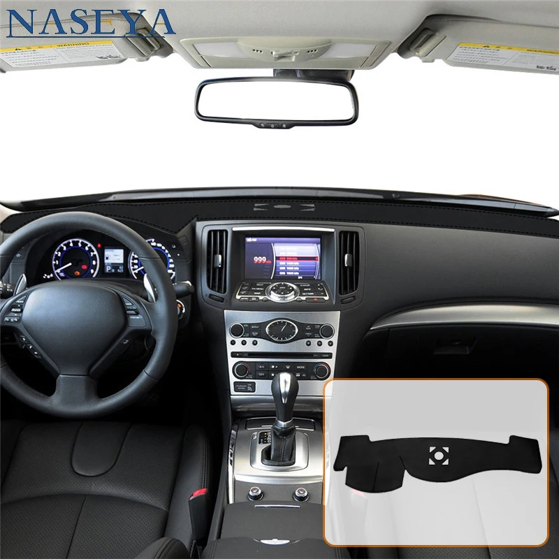 

Car Styling Interior Accessories Car Dashmat Dash Mat Cover For Infiniti G25 G35 G37 2008 2009 2010 2011 2012 2013 2014 2015