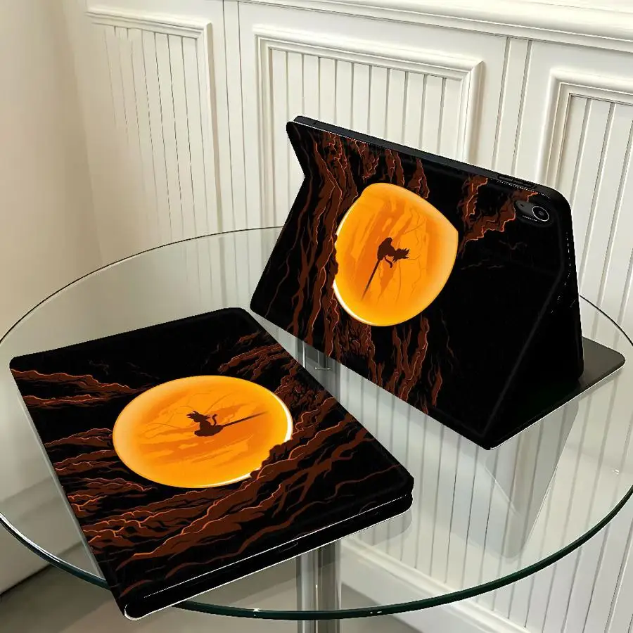 with Pencil Slot Case for Xiaomi Pad 5 6 7 8 Pro Pad 6s Pro 7 Ultra Redmi Pad SE K Pad 8.8 9.7 12.4 Inch Goku Dragon Balls Moon