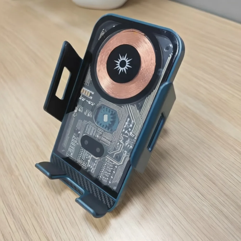 Infrared Induction Car Wireless Charger 15W Auto Clamping Phone Holder Fast Charging Mount Stand For Mobile Accessories