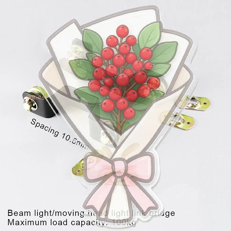 Quick Lock Pitch Clamp Heavy Duty Aluminum Alloy Bracket Hook for LED Beam Moving Head Lights Stage DJ Show Use