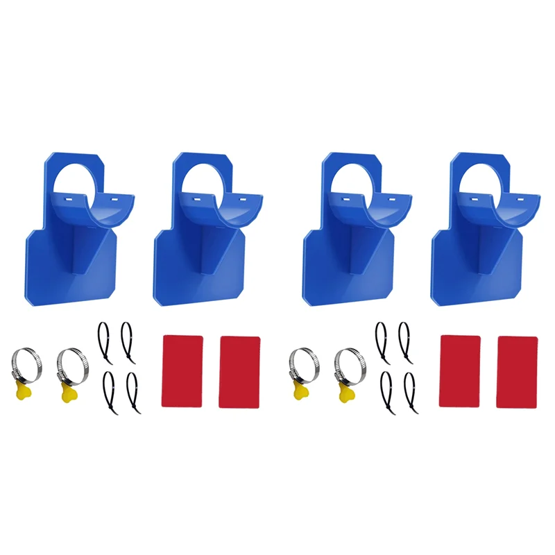 

4Set Swimming Pool Pipe Holders, Above Ground Pool Accessories, Pool Accessories, Pool Hoses For Above Ground Pools Blue