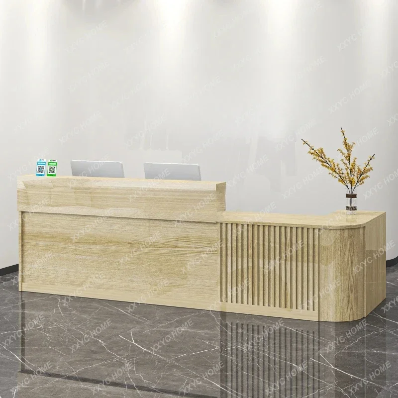 AACompany Front Desk Reception Desk Hotel Service Desk Simple Corner