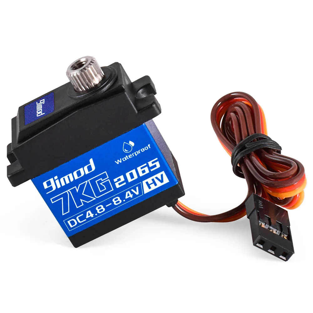2065 Digital Micro Servo 7KG Waterproof HV Sub Micro Shift Servo 1 10 RC Crawler DIY Model Replacement Parts Accessories New