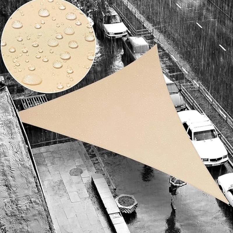 

Водонепроницаемый тент-парус Triangle с защитой от УФ-лучей для улицы, навес для патио