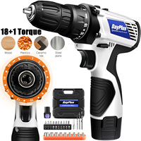 DayPlus 16.8V Mini Cordless Drill Driver Kit, 3/8\