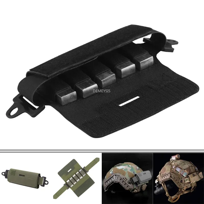 Tactical Helmet NVG Battery Bag  Airsoft FAST Helmet Counterweight Pouch Outdoor Shooting Hunting Helmets Accessories