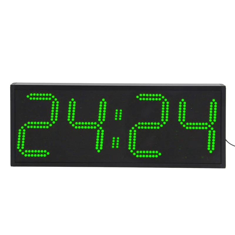 CHEETIE CP29 Professional Electronic Portable Large Outdoor 9 Inch 4-Digit Green LED Countdown Wall Sports Clock