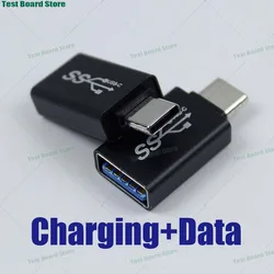 노트북 레노버 LCTV 샤오미 ASUA 휴대폰용 충전 데이터 전송 컨버터, USB C 수-USB A 암, USB3.0 3A, 1Pce
