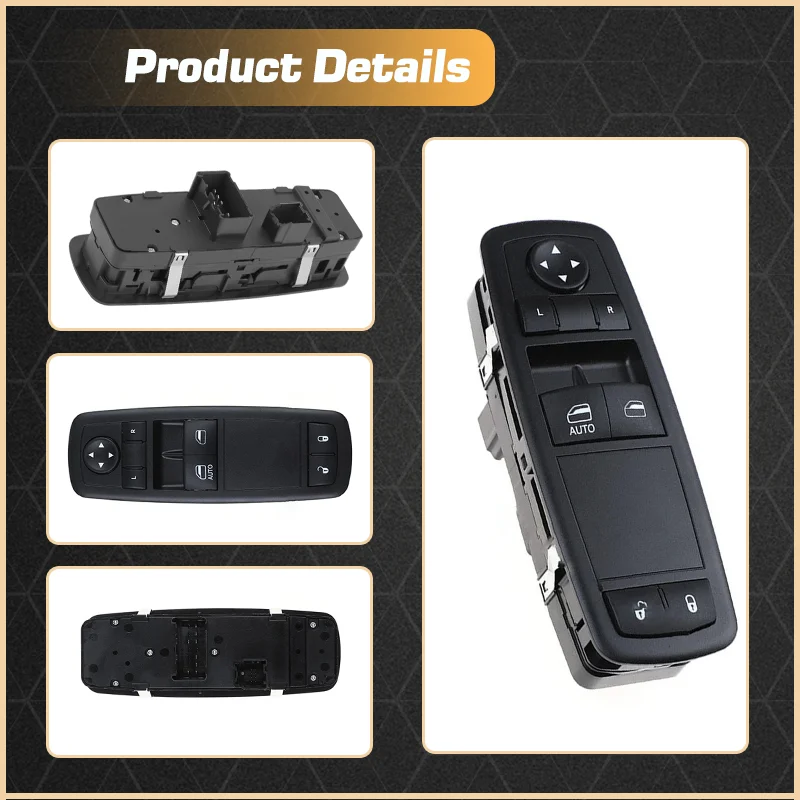 Power Window Regulator Control Switch For Dodge Grand Caravan Chrysler Town & Country 2011-2017 68110870AA 68110870AB 8+8 Pins - view 4