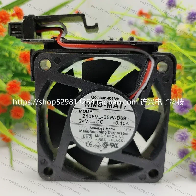 1PCS New NMB 2406VL-05W-B69 A90L-0001-0567 #B Fan for FANUC Host Cooling Fan Replacement Part High Quality Silent Operation