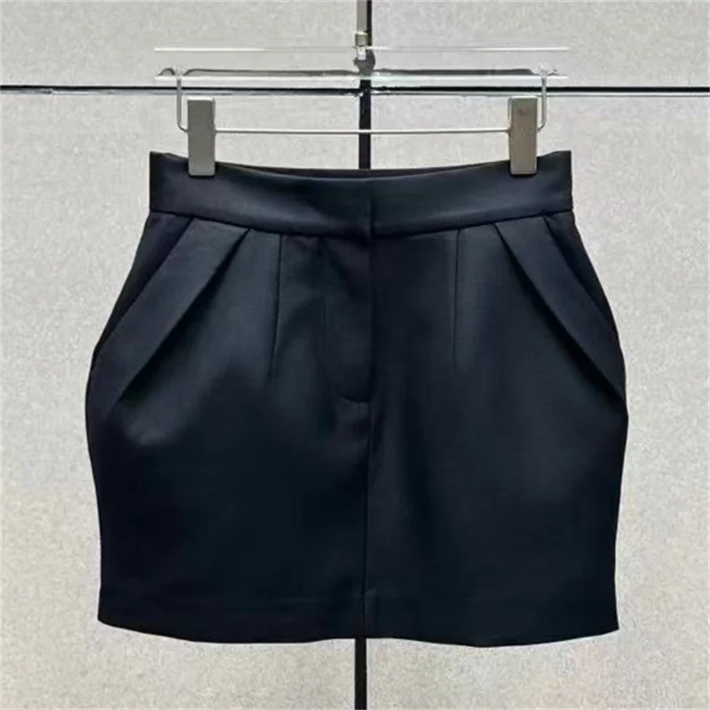 women's skirt New high waisted slim fit mini skirt for autumn 2026 Flower bud shaped short skirt casual women's half skirt