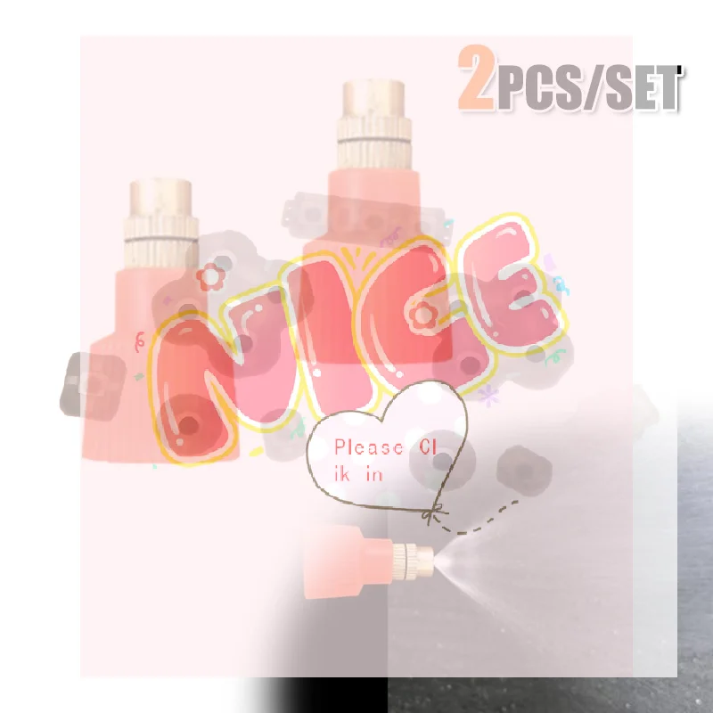 【BA】2Pcs Adjustable Garden Sprayer Nozzles For Efficient Watering Sprays Bottle Caps Connector Accessories