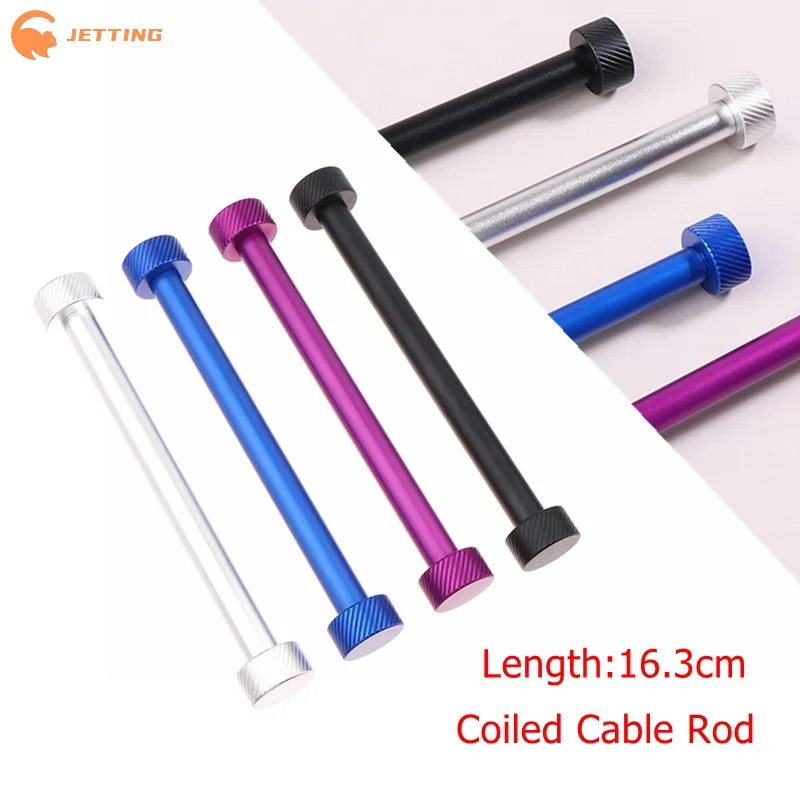 (ZENG001) 1Pcs Coiled Cable Protection Rod Cable Organizer Winder