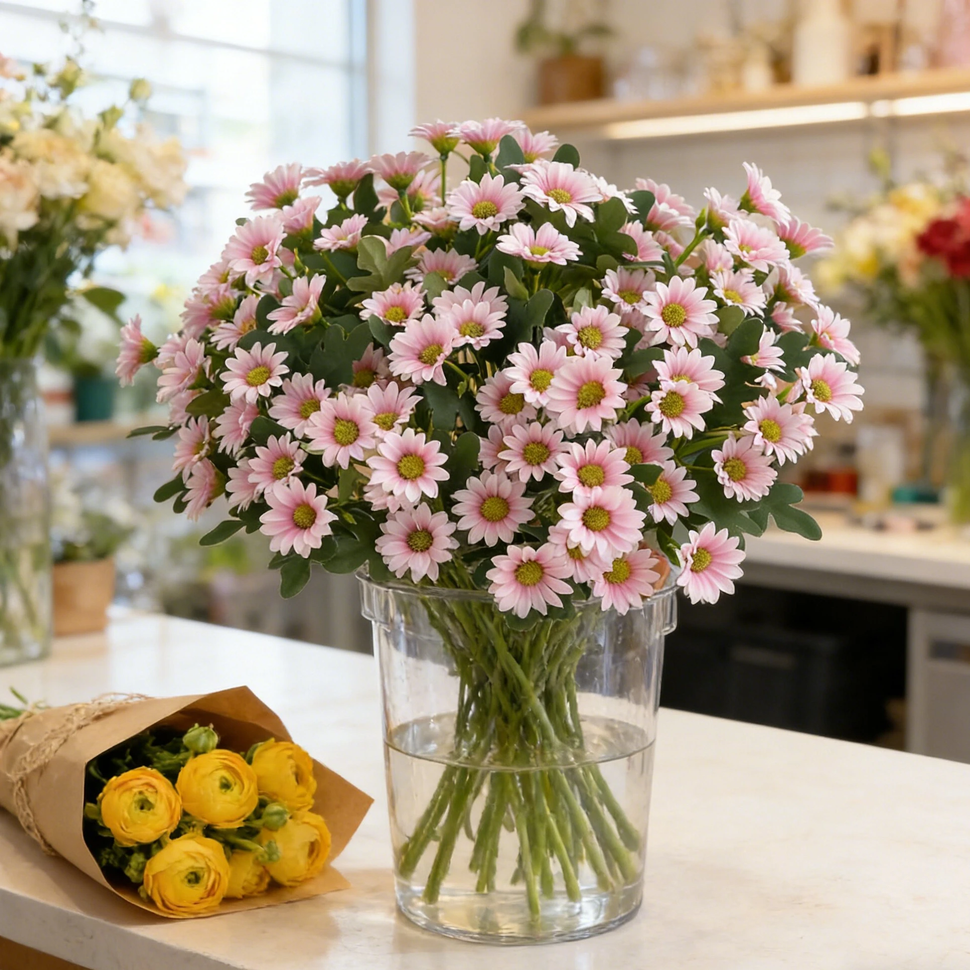 Artificial Flowers Silk Daisy Festival Home Room Dining Table Vase Garden Party Wedding Wreath Decora Accessories Yard Diy Gifts