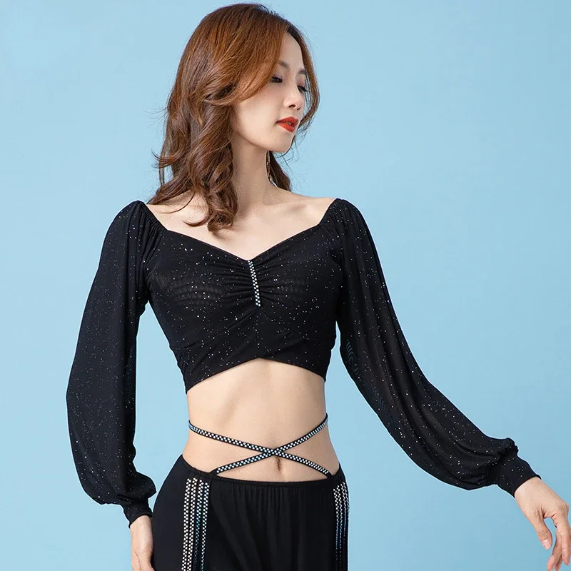ชุดเต้นระบำหน้าท้องสำหรับผู้หญิง, ชุดชุดเชียร์ลีดเดอร์เต้นรำฝรั่งเศสคอสี่เหลี่ยมอัดพลีทเจาะแบบร้อนแรง
