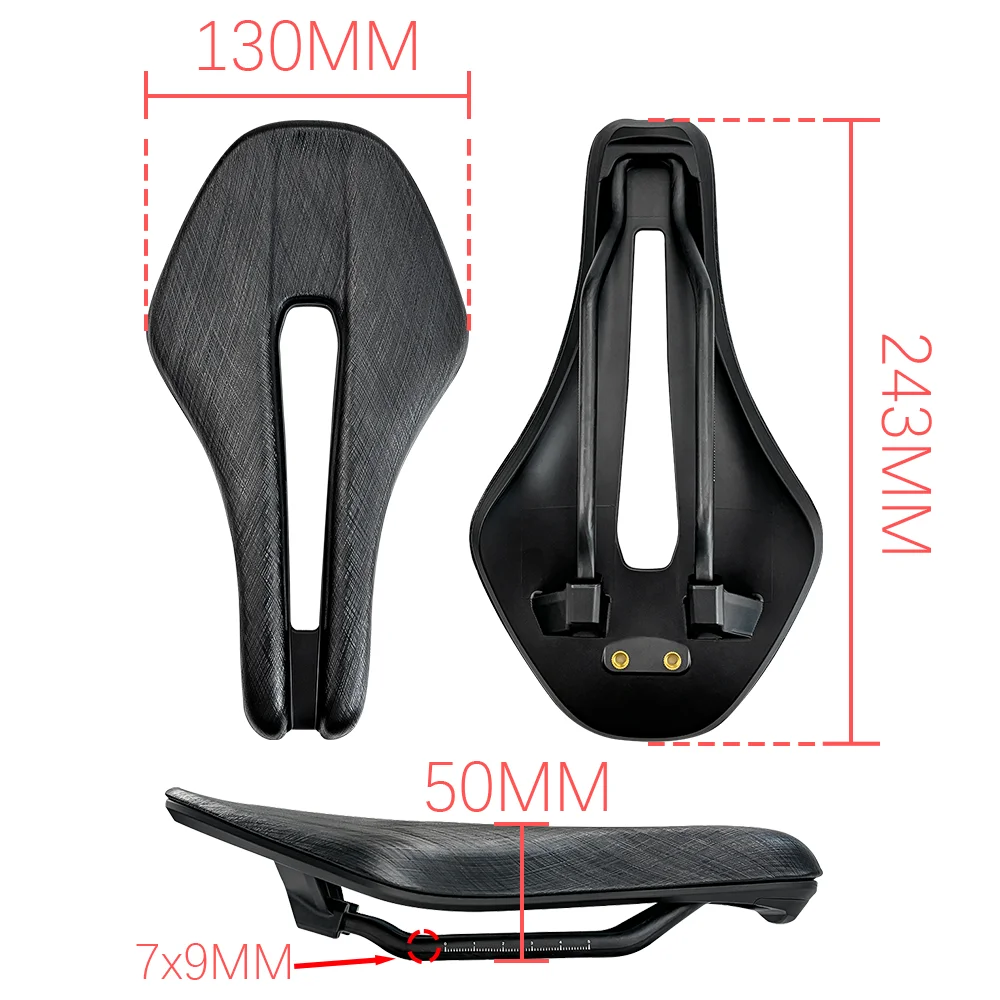 2026 MTB Fahrradsattel TT Zeitfahr-Radsattel Triathlon Rennrad-Festsattel mit 7x9 Schienenprofil – Detail 6
