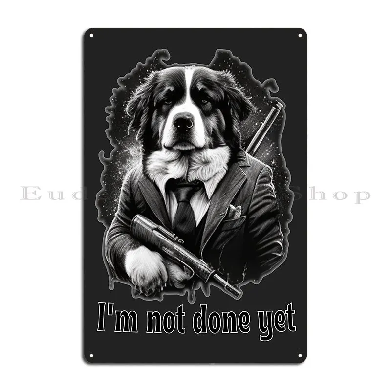 Bernese Soprano Metal Sign Garage Classic Pub Printed Party Tin Sign Poster