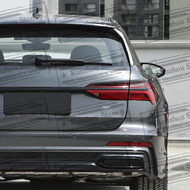 شعار معدني SV لنيسان باثفندر R51 Teana Sentra Navara Titan Pro4X شعار شعار السيارة الخلفي الجذع ملصق شارة التصميم #5