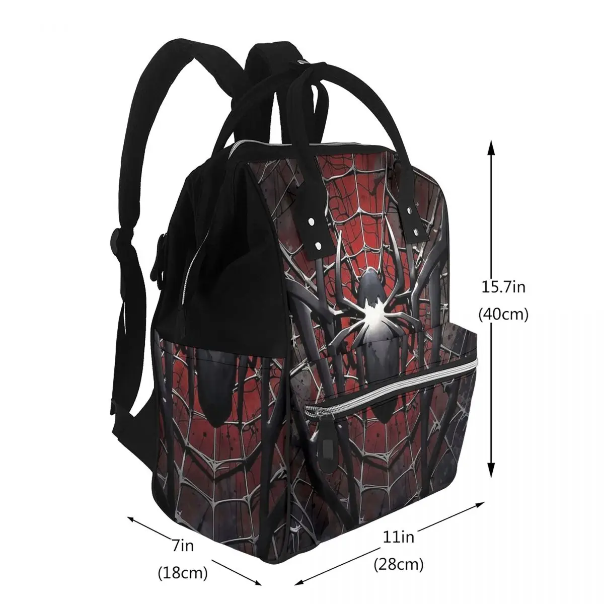 Spider And Web Student Backpack School Bag Hiking Travel Daypack for Men Women Bookbag Shoulder Bags