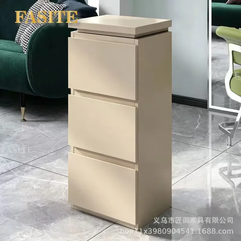 For Barber Shop Stainless Steel Tool Cabinet Hair Storage Desk with Drawer Durable Metal Workstation Organizer