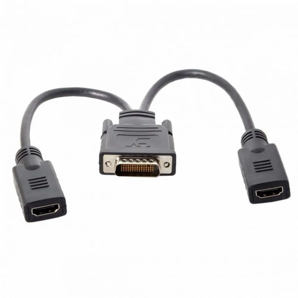 DMS 59-контактный разветвитель-кабель «папа» на 2 HDMI VGA DVI DP «мама» адаптер-удлинитель для видеокарты компьютер ТВ монитор Фото №3