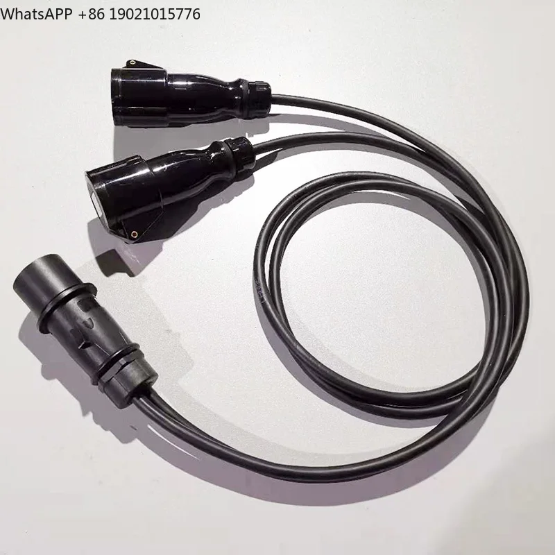 Stage parallel branching line, one to two power distribution line, multiple lights in series
