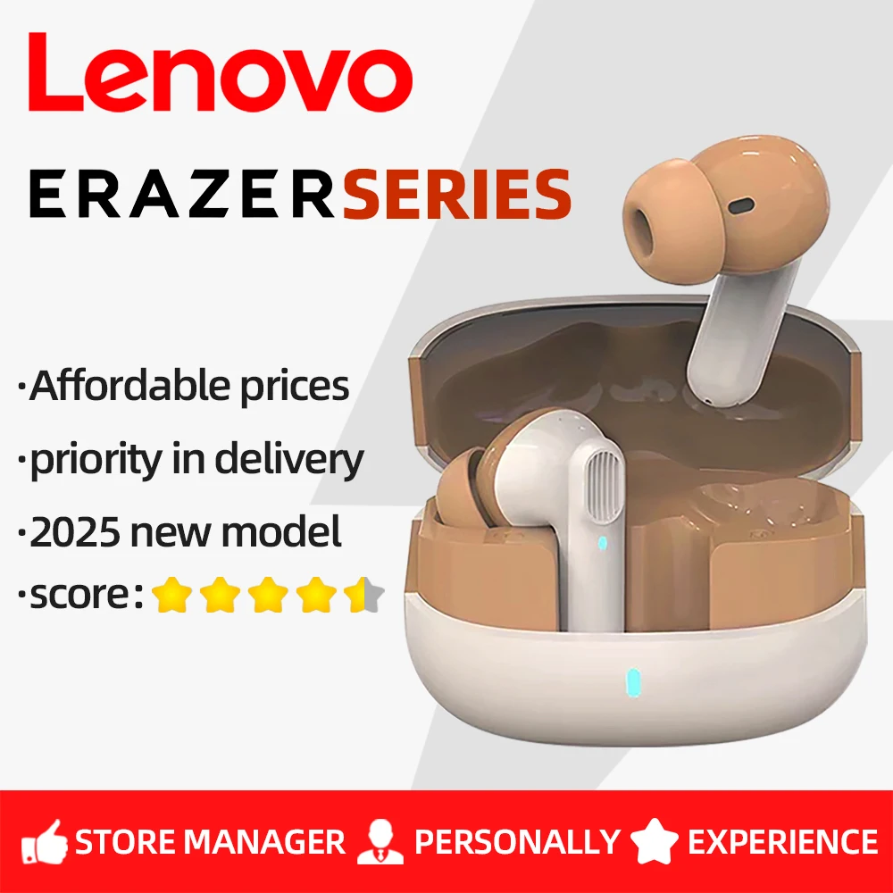 

Lenovo Ecological Erazer ETR-A01 PRO In ear style wireless Earphone Bluetooth headphones qcy c30s edx pro Noise Reduction Game