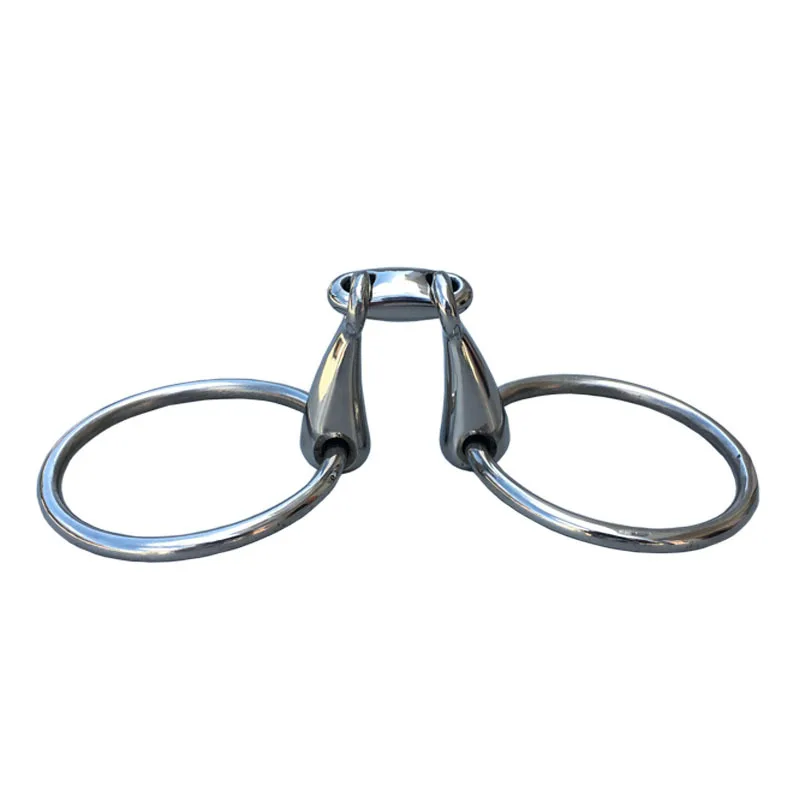 

Stainless steel horse bit does not hurt the horse's mouth Xiao Le title O-shaped horse mouth armature 10.5cm 11.5cm 12.5cm