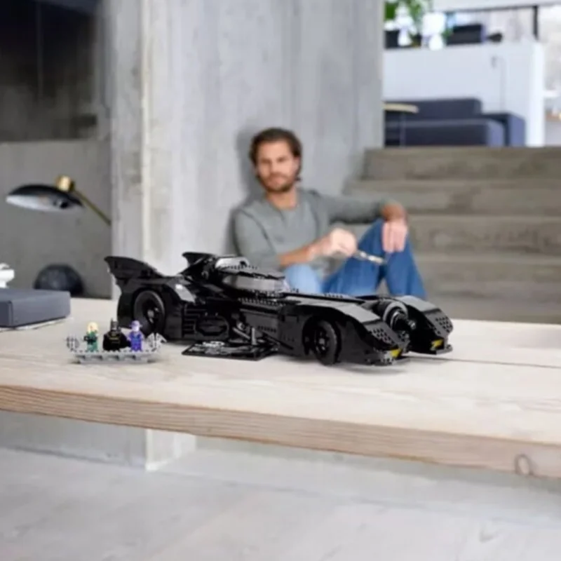 3306 قطعة مارفل أنيمي بطل Batmobile Supercar 76139 نموذج تجميع اللبنات الفتيان والفتيات لعبة الأطفال الهدايا #5