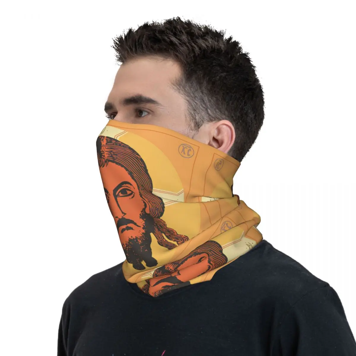 Balaclava Russian Orthodox Church Union Or Death Cycling Mask Soft Warm Face Mask Fun Hiking Camping UV Protection Neck Gaiter