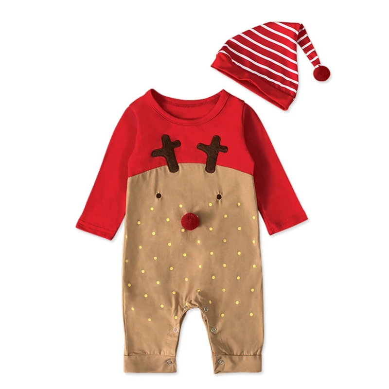 

Baby Christmas Clothes Winter Baby's Rompers Jumpsuit For Kids Newborns Clothing Cosplay Christmas Costume