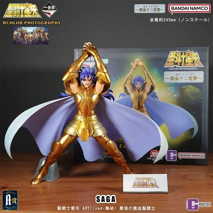 Original Stock Saint Seiya - Brilliant Gold Saint Gemini Handmade Model Home Decoration Toys Can Be Collected And Given As Gifts