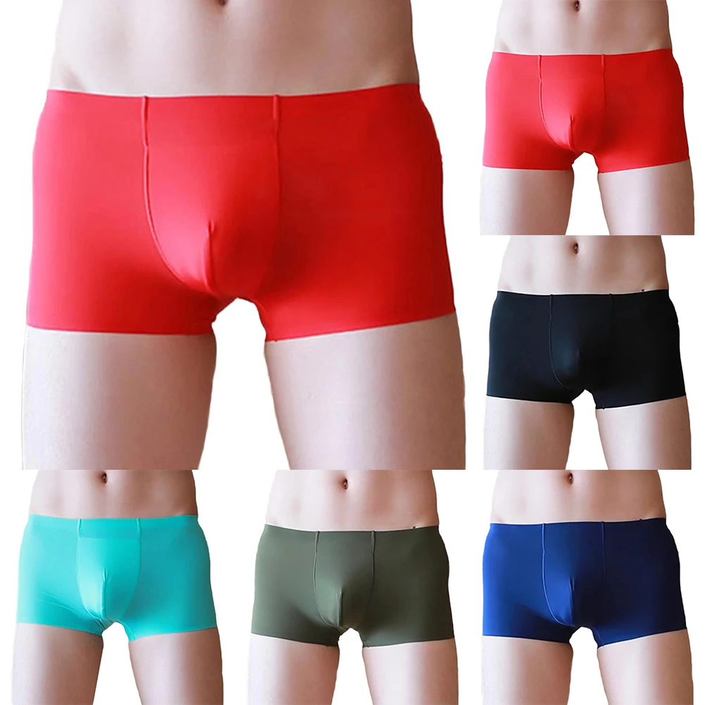 

Мужское однотонное нижнее белье-боксеры, тонкое дышащее нижнее белье, трусы, шорты, трусы-боксеры, плавки