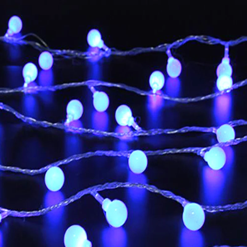 Battery USB Operated 3M 5M 10M Cherry Balls LED Fairy String Lights Wedding Christmas Outdoor Room Garland Decoration