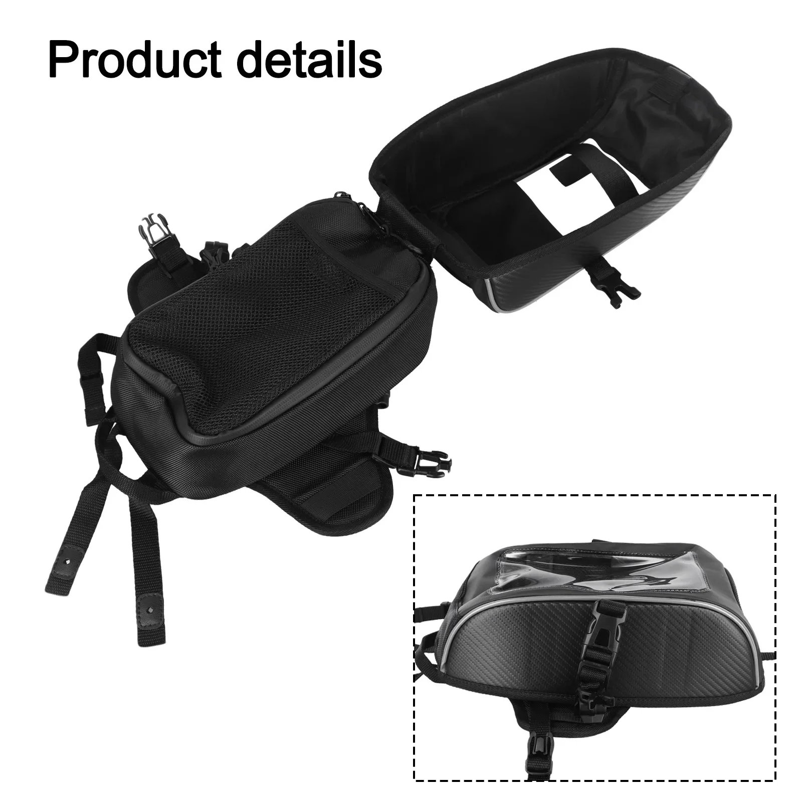 Motorcycle Travel Gas Tank Bag Cell Phone Bag Ample Storage Convenient Access Extra Storage Space For Ryker 2023