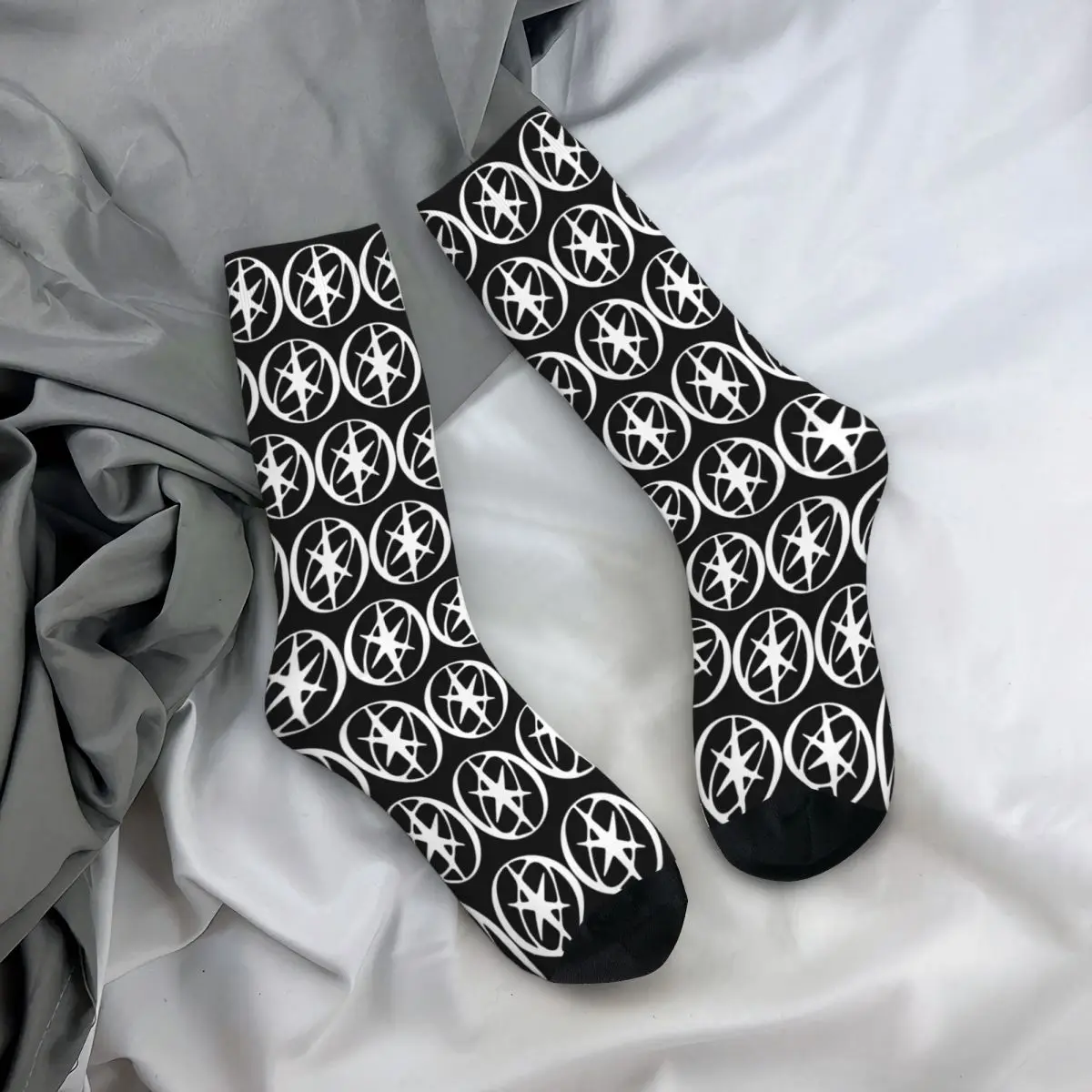 All Seasons Crew Stockings Everything's Gnarly Katseye Logo Socks Funny Long Socks for Men Women Valentine's Day Gifts