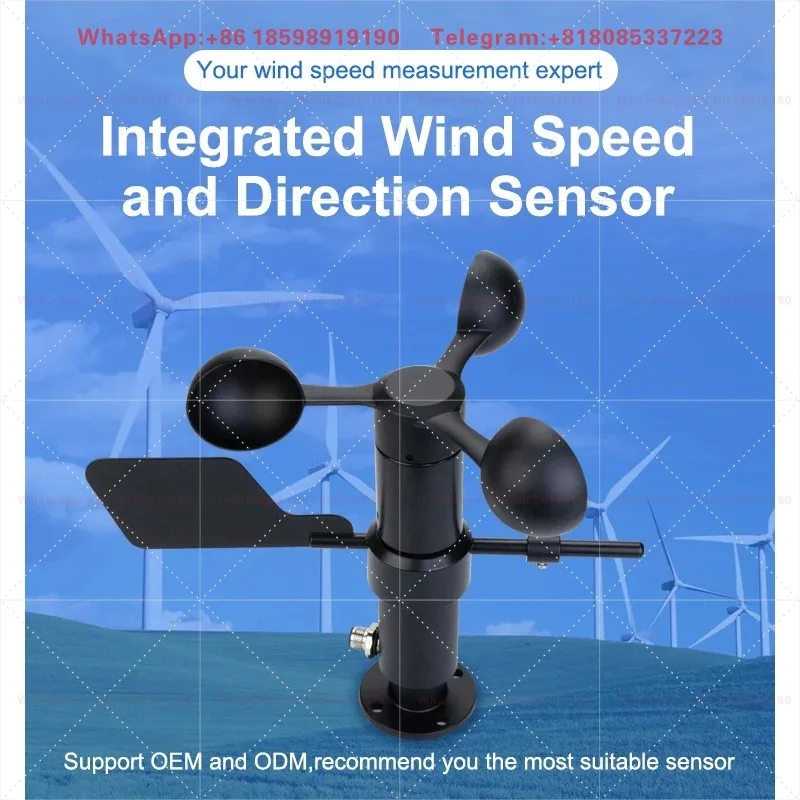 Firstrate FST200-205 Wind Speed Sensor Anemometer Measuring Wind Speed and Direction Sensordirection Sensor Instruments